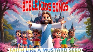 Bible Kids Songs Faith Like a Mustard Seed  Upbeat Dance Christian Music [upl. by Eidurt414]