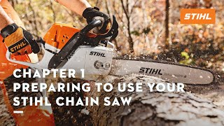 Chapter 1 Preparing To Use Your STIHL Chain Saw  STIHL Tutorial [upl. by Lerad]