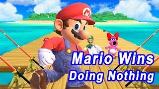 Mario Party 9  Mario wins by doing Absolutely Nothing [upl. by Yonit]