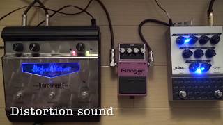 ROTOSPHERE MKⅡHughes amp Kettner VS BF2 FLANGER BOSS [upl. by Aziar]