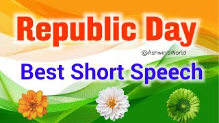 Short speech on republic day 2025 Republic day speech in english 2025 26 January Speech in english [upl. by Sasha]