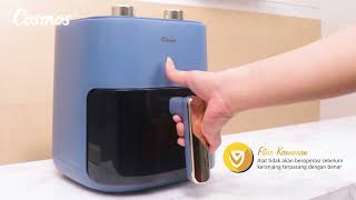 Unboxing Air Fryer Cosmos Safira CAF6605 Solusi Menggoreng Sehat Tanpa Minyak [upl. by Yramliw]