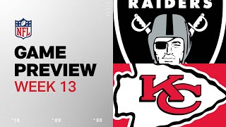 Las Vegas Raiders vs Kansas City Chiefs  2024 Week 13 Game Preview [upl. by Maure]