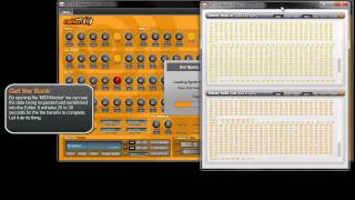 VSTAU Mopho Editor Demo 3 Sending and Receiving Patches and Banks [upl. by Shulock]