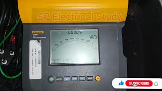 FLUKE 1550C 5KV Insulation Tester ll How to megger of a Cable [upl. by Adlesirg]