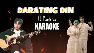 DARATING DIN KARAOKE  TJ MONTERDE [upl. by Brien]