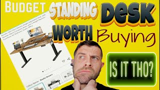 Devoko Budget Standing Desk worth It Is It Tho [upl. by Eimyaj]