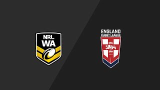 International Tour Match  WA Mens State Team v England Community Lions [upl. by Attelrahc60]