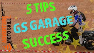 GS Garage Tips for Success  For ADV Motorcycle Riders Training For GS Trophy or Practicing Skills [upl. by Lehcem]