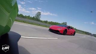 Supercharger vs Underground Racing TWIN TURBO Huracan Lamborghini [upl. by Gibeon]