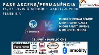 Fase ascenspermanència 1a div2a div sènior i cadetjuvenil [upl. by Ydnes]