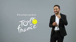 Mario Sábado en el Tour de Francia 2024 por RCN Televisión [upl. by Anihs]