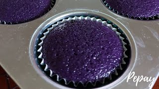 Simple Ube Moist Cupcake Recipe cake [upl. by Floris544]