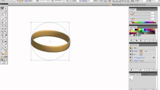 Vector Tuts Quick Tip — Make a Wedding Ring or Wristband Using 3D Effects [upl. by Cannell]