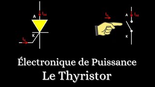 Électronique de Puissance Le Thyristor [upl. by Severin]