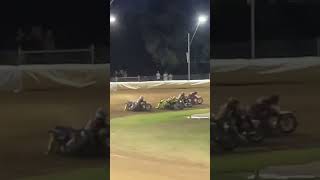 Mildura sidecar crash sidecars speedway mildura crash ouch [upl. by Nbi]