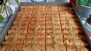 بقلاوة سهلة وسريعة التحضير بعجينة الفيلو💯👌👍 baklawa pâte à filo [upl. by Gifferd]