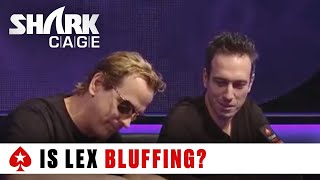 The Bonus Cut Laak vs LexVeldhuisTV ♠️ The Shark Cage ♠️ PokerStars [upl. by Adnilab]