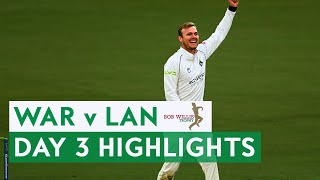 Warwickshire v Lancashire  Bears Closing In On Trophy  Day 3 Highlights  Bob Willis Trophy Final [upl. by Andre738]