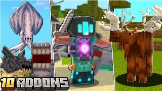 TOP 10 ADDONS PARA MINECRAFT PE 120 Bedrock [upl. by Oterol587]