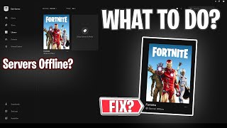 HOW TO FIX FORTNITE SERVERS OFFLINE What to Do in Fortnite Chapter 12 Season 17 [upl. by Cock886]