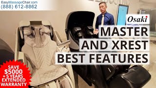 Standout Features of the Osaki Master amp Xrest 4D Massage Chairs [upl. by Wyatt915]