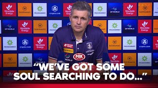 Longmuir bewildered over ANOTHER loss following a bye 😬  Dockers Press Conference  Fox Footy [upl. by Morty5]