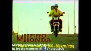 Hero Honda CD 100 Old Indian Doordarshan Ad [upl. by Eb208]