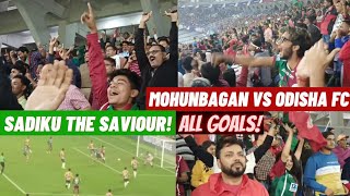 Mohunbagan vs Odisha FC Goals 🔥 Crazy Celebrations 🤩 [upl. by Paapanen]