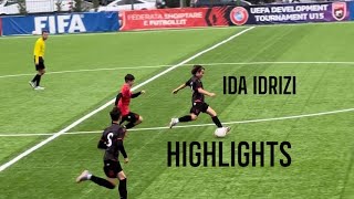 HIGHLIGHTS  IDA IDRIZI Fc Voska Sport U15 [upl. by Atteuqcaj]