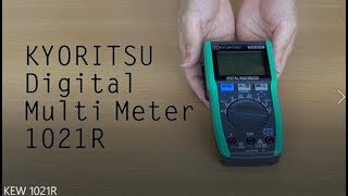 KYORITSU Digital Multimeter KEW 1021R  Product Introduction [upl. by Ruperta]