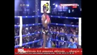 Buakaw Banchamek vs Victor Nagbe COMBAT BANCHAMEK 14 april 2014  FULL Fight [upl. by Sualk]