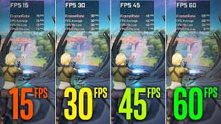 15FPS vs 30FPS vs 45FPS vs 60FPS Comparison [upl. by Koblick444]