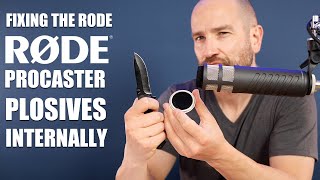 How to fix the Rode Procaster Plosives Internally for 300 [upl. by Stricklan]