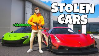 Stealing Cars From Black Market Dealership in GTA 5 RP [upl. by Anelat]