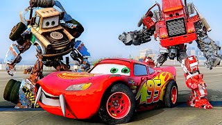 Lightning McQueen in Real Life Disney pixar Cars Drifts STORM [upl. by Arul]