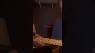 Hey Joe  short cover heyjoe jimmyhendrix LarryLembach [upl. by Dun410]