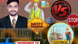 Safety officer vs Electrical engineer  Electrical safety Safety practical training HSEGUIDE2001 [upl. by Luapnaej]