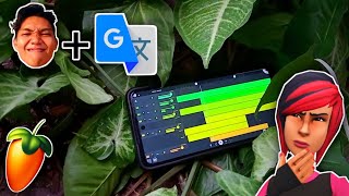 Make an ELECTRO beats ft Google Translate in FL Studio Mobile [upl. by Baelbeer]