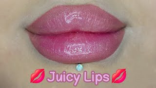 ✨️Juicy glossy lips ✨️ [upl. by Ninon]