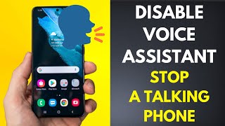 How to disable voice assistant in Android phone stop a talking phone disable TalkBack [upl. by Arevle]