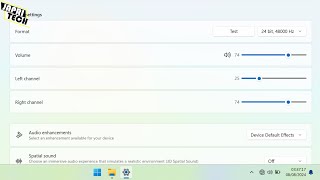 Cara Menyeimbangkan Speaker Kiri dan Kanan di Windows 11 [upl. by Paule769]