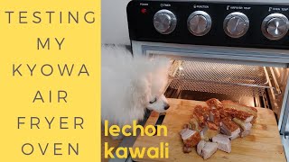 Air Fryer Oven  Air Fryer Lechon Kawali  Kyowa KW3850 [upl. by Melak]