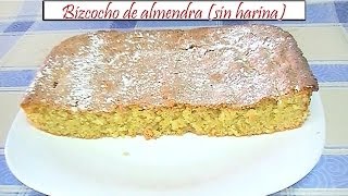 Bizcocho de almendra sin harina  Receta de Cocina en Familia [upl. by Eenat]