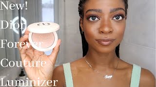 New Dior Highlighter  Dior Forever Couture Luminizer Review Swatches  Demo [upl. by Dnomasor]