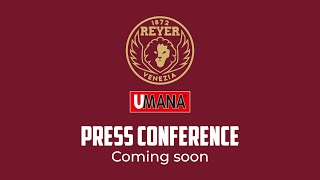 Umana Reyer  Givova Scafati Press Conference [upl. by Novick]