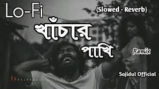 Khachar Pakhi Lofi  sams vai Slowef Reverb Bangla Lofi Song AyoNofficial [upl. by Fadil]