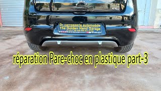 Tutorielréparation Parechoc en plastique Toutes les étapes part3 [upl. by Dollar]