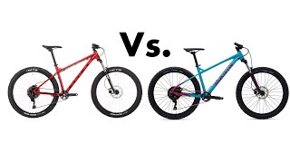 2021 Vitus Nucleus 27 VRS Vs Marin San Quentin 1 [upl. by Alethea605]