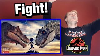 Spinosaurus Vs Indominus Rex Reaction [upl. by Hermia]